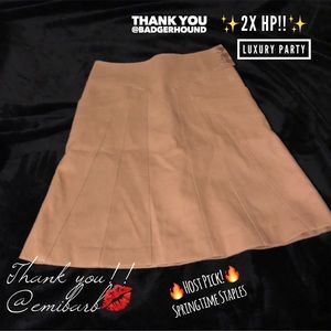 🌟Chloé Argile Aline Midi Skirt Size 6 🌟 RARE!!